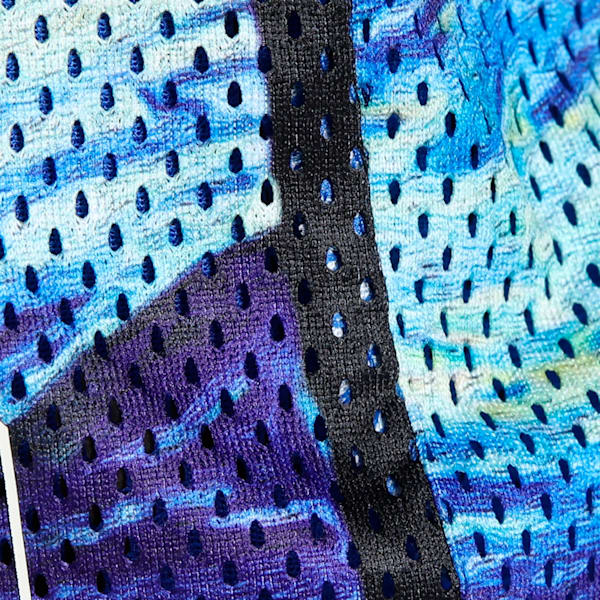 Dylan Exhibit 7" AOP Basketball Shorts, Vivid Blue-AOP, extralarge-IND